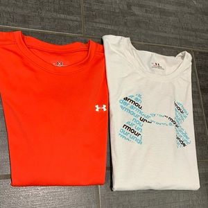 2 Under Armour T-shirts